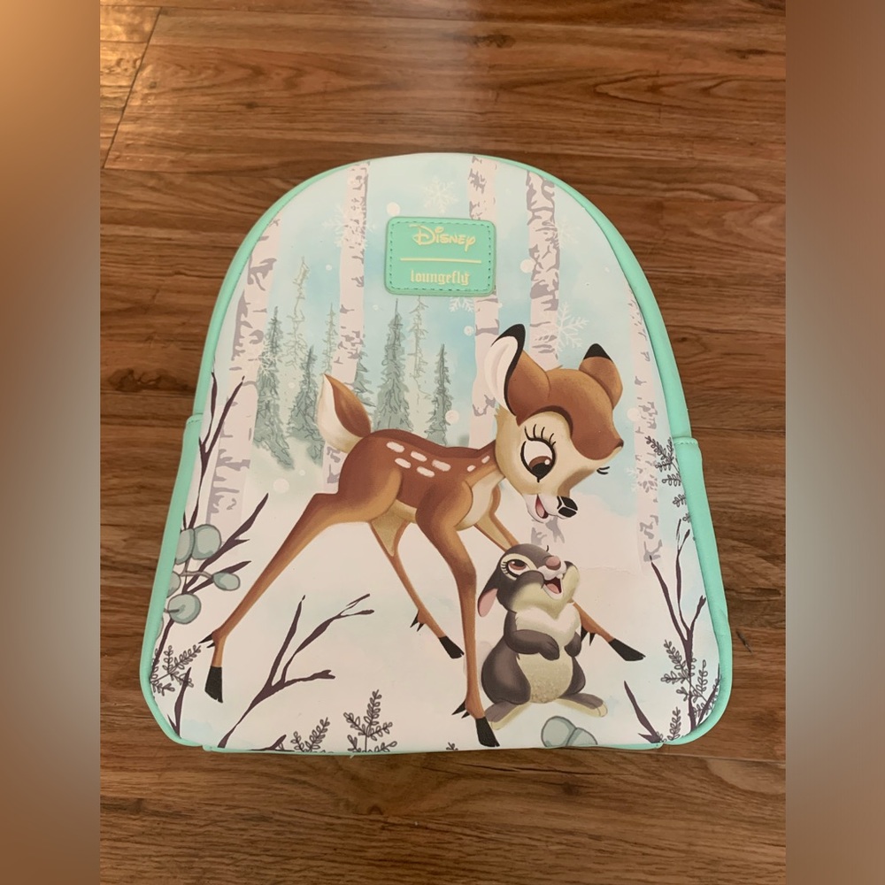 Loungefly Disney Bambi and Thumper Snow Day Mini Backpack